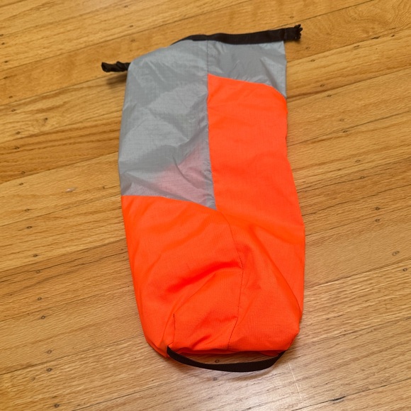 New Arcteryx roll top Orange and Gray roll top Bag - Picture 2 of 3